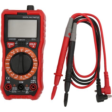Multimètre intelligent UA9233B, haute précision entièrement automatique, antibrûlure et antichoc, voltmètre industriel professionnel (1/5)