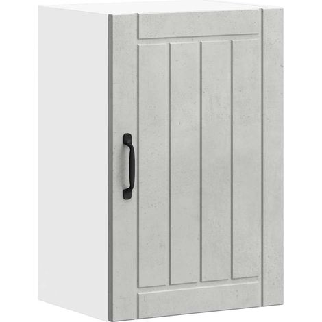 Maison Exclusive - Pensile da Cucina Lucca Grigio Cemento in Legno Multistrato