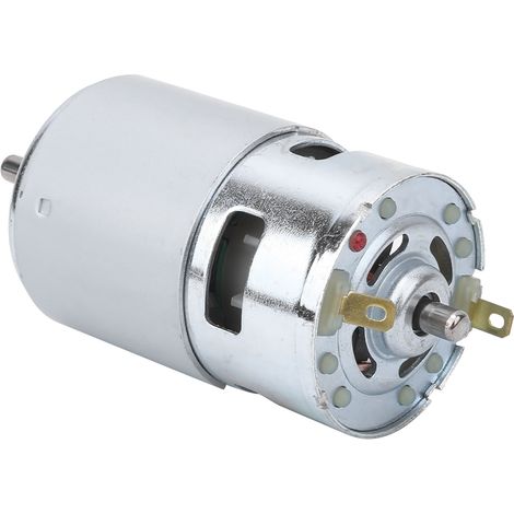 Moteur 775 12-24V Moteur CC haute vitesse à couple élevé Double roulement à billes