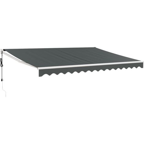 Auvent rétractable automatique anthracite 4x3 m vidaXL (1/5)