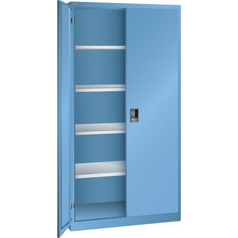 LISTA, Armoire à portes battantes, portes en tôle pleine, h x