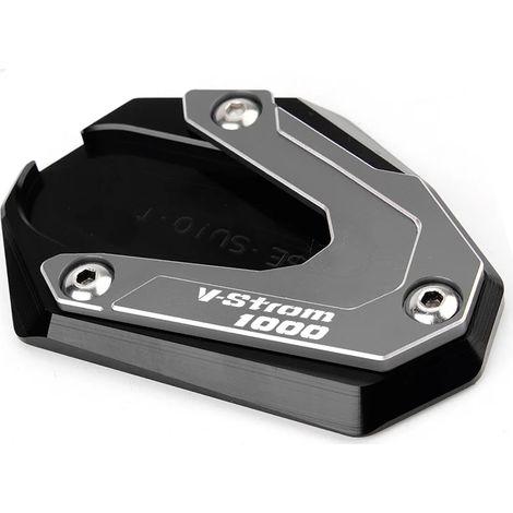 (Gris) Rehausse de béquille latérale pour moto, compatible avec Suzuki V-Strom 1000 DL1000 650 (2014-2020), V-Strom 1050 XT et V-Strom 650 Maxpower. (1/4)