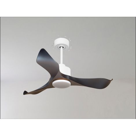 Modulo de KlassFan Super déstratificateur d'air blanc pales bois clair,thermostat,10 à 15 m² KLDC4P6Sw106L1 (1/5)