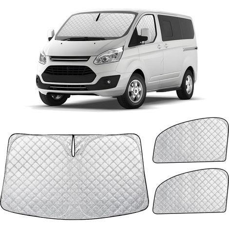 Sonnenschutz für Ford Transit Custom, 3-teiliges Set, magnetisch, UV-Schutz (1/5)