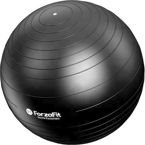 Ballon ForzaFit de yoga / balllon de fitness - Noir