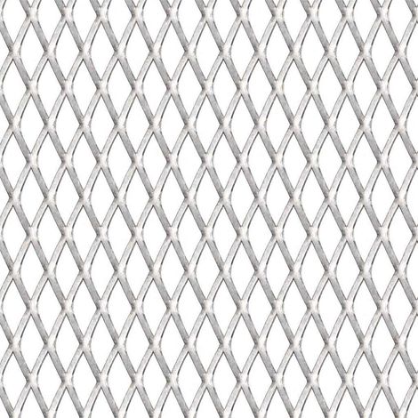 Maison Exclusive - Gittermatte Streckmetall Edelstahl 50×50 cm 45 (1/3)