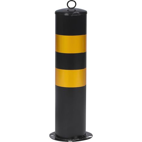 Barrière de Parking Borne de Sécurité en Acier Laminé à Froid Jaune, Poteau de Sécurité pour Protection et Visibilité Accrue les Usines et Divisions Routières (1/5)