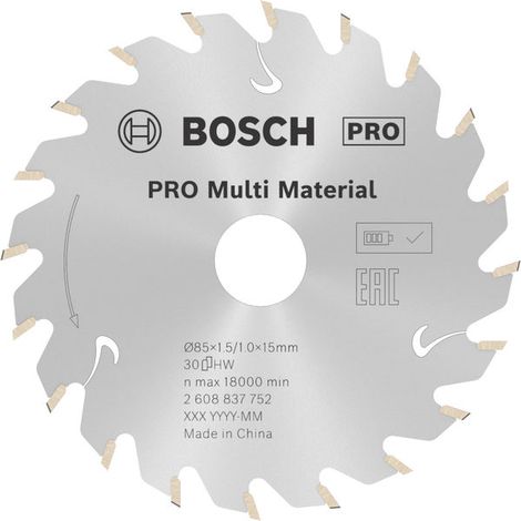 Blade Of Circular Saw 85X1.5/1X15 Z 30 Boschmulti Material (1/4)