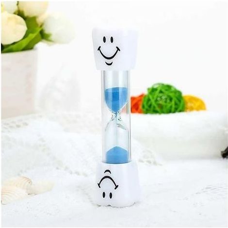 Minuteur Horloge Brosse à Dents Minuteur 3 Minutes pour Jeux Salle de Classe Maison Bureau Cuisine Décoration (Bleu) (1/5)