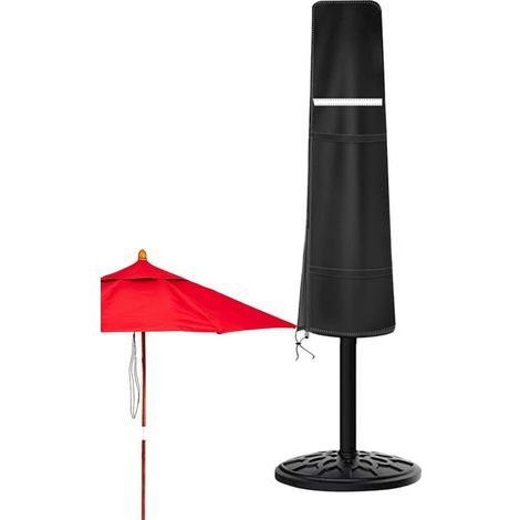 Housse de Protection pour Parapluie de Terrasse ,Housse de Parasol de Jardin,Tissu Anti-UV avec Fermeture Éclair pour Terrasse Piscine Et Évènements(160x62x62cm) (1/5)