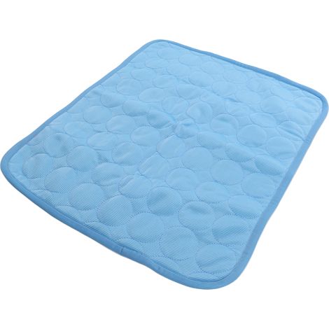 Tapis rafraîchissant pour chien, respirant, lavable, réutilisable, portable, en soie glacée, pour la maison et les voyages (1/5)