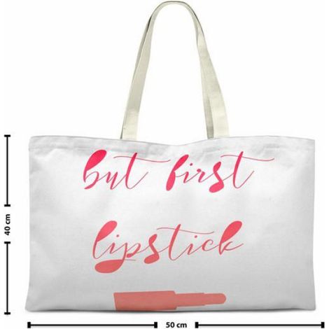 Sac Shopping Coton Réutilisable - 70 X 50 Cm - Sac Épaule Courses - 1 Pièce (1/2)