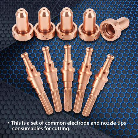 Beyamis électrodes 98215, 5 buses 9-8212 (consommables) pour torche plasma SL60-100 (1/5)