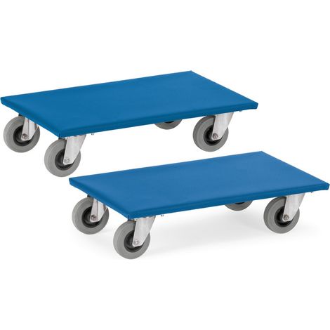 Fetra Möbelroller 2er-Set Vollgummi 250kg Tragkraft (1/2)