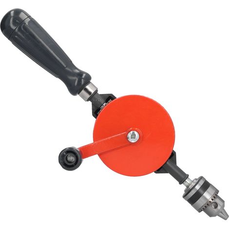 Handbohrmaschine mit Kurbel, 1/4 Zoll, Doppelritzel-Design, Bohrwerkzeug für Holzbearbeitung und Heimwerkerarbeiten (1/5)