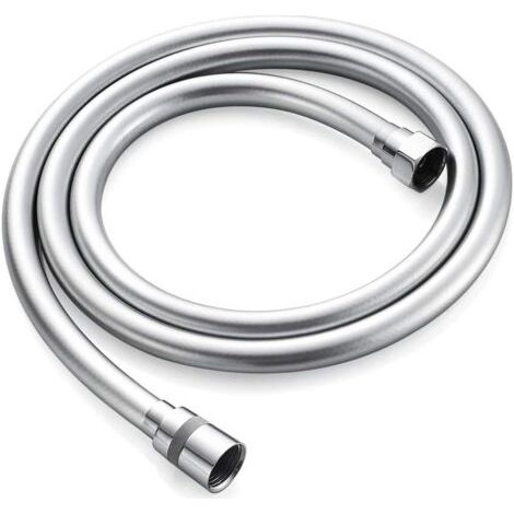 Flexible de douche flexible anti-torsion 2,0 M, caoutchouc, blanc (1/4)