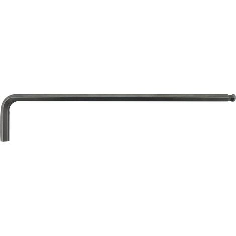 ATM - Llave hexagonal-bola extra-larga acodada ACERO INOXIDABLE (Llave Allen extra-larga cabeza de bola) Punta x Largo - SW 5 x 163 mm