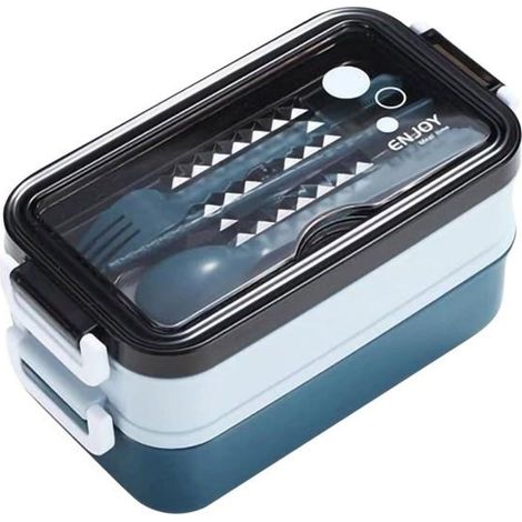 Lunchbox – Sonstiges – Doppellagig – Wärmefach – Mikrowellengeeignet – Auslaufsicher