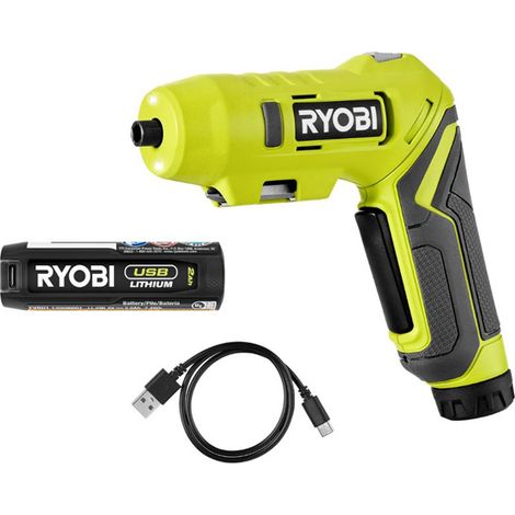 Ryobi USB Lithium Pivoting Screwdriver Kit (1 x 2.0Ah) 4V RSDP4-120G