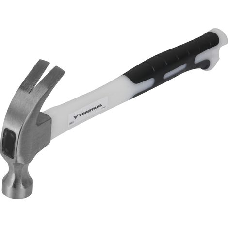 Marteau de charpentier, acier trempé, manche en fibre de verre forgée 600g Vorstahl (1/4)