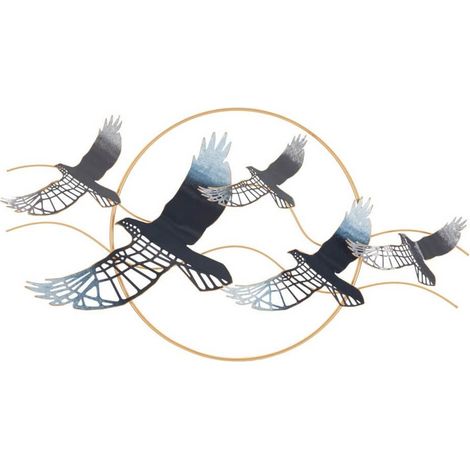Decorazione Parete Ferro Uccellocm 91X7X50 - BIRD (1/5)