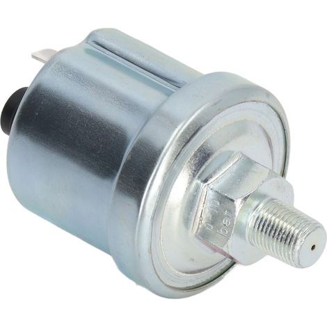Öldrucksensor aus Aluminiumlegierung, stabiler Generator-Öldrucksensor für VDO 1/8 NPT 0–10 bar, glänzende Oberfläche, einseitig. (1/5)