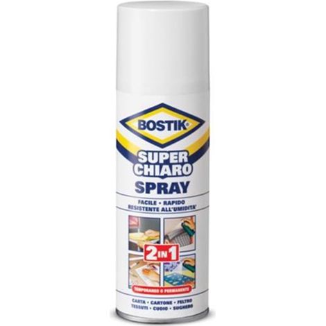 COLLA UNIVERSALE SPRAY SUPER CHIARO BOSTIK 500ML