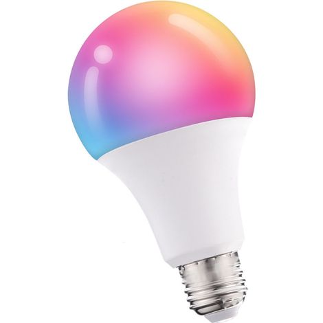 Ampoule LED intelligente WiFi avec télécommande, 16 millions de couleurs personnalisables, pour la maison et les hôtels, 110 V (1/5)