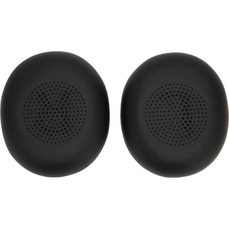 Coussinets d'oreille professionnels en similicuir pour casque Jabra ELITE 45h Evolve2 65 MS UC, noirs (1/5)