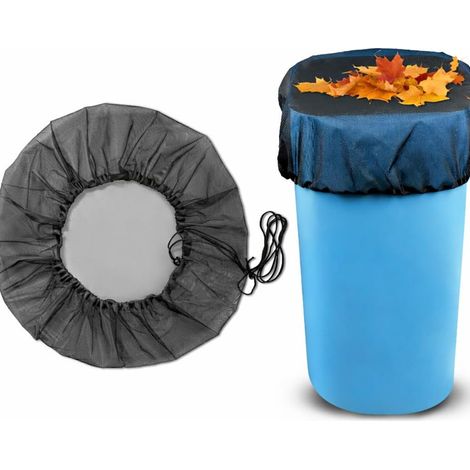 Filet pour Citerne de Pluie, Filet Protection Recuperateur Eau de Pluie avec Cordon de Serrage, Protection Contre Les Moustiques et Les Feuilles (1/4)