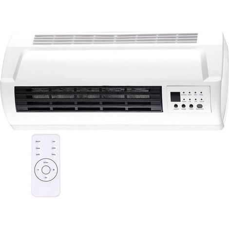 Calefactor baño 2000W  Calefactor de pared  Calentador para baño  Estufa para baño  Calentador para baño  Calefactor split (1/5)