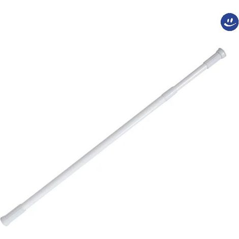 Sostegno estensibile in alluminio per tende doccia - 155-255 cm