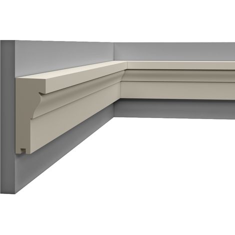 Moulure multifonctionnelle en polystyrène – D9PF42 — barre de 2 m (1/2)