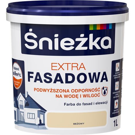 Śnieżka Fasadowa extra beige 1L