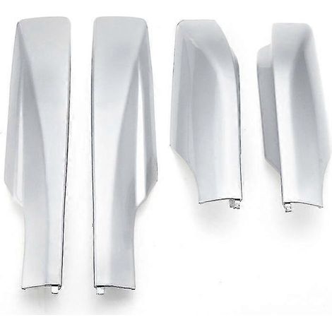 4-teiliges Set Endkappen für die Dachgepäckträger-Reling vorne und hinten für Toyota Rav4 Xa30 (2006–2012) – silber