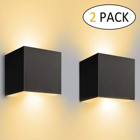 Stoex – 7W LED-Wandleuchte – Modernes, verstellbares Design – Schwarzes Aluminium – Warmweißes Licht – Für Schlafzimmer, Flur, Wohnzimmer (1/5)