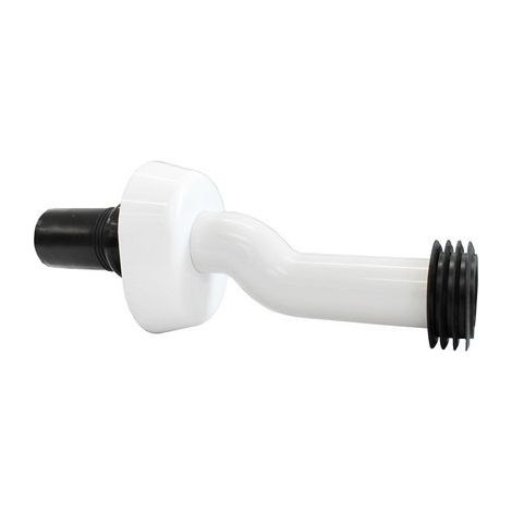 CANOTTO PER CASSETTA WC DA INCASSO ECCENTRICO Misura: Bianco