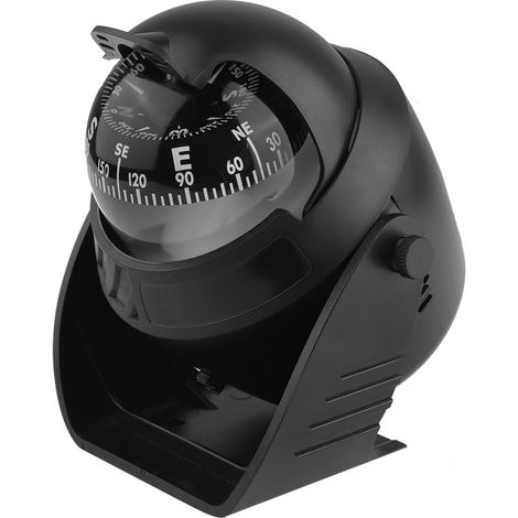 Support magnétique auto-adhésif pour boussole de tableau de bord, pour bateau, camion, voiture, usage extérieur (1/5)