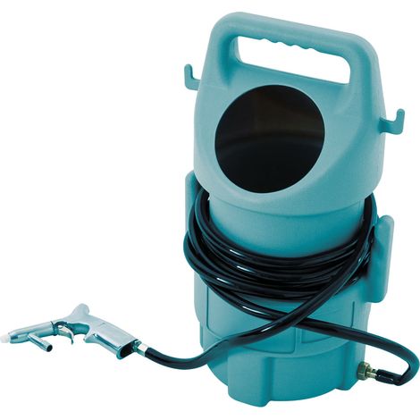 Sabbiatrice ad Aria Compressa 22 Kg con Serbatoio, 4 Ugelli Intercambiabili e Tubo 4,5m – Per Rimozione Ruggine Vernici e Pulizia Professionale Metallo Legno Pietra