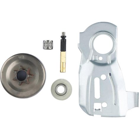 Kit d'embrayage, pompe à huile, piston, disque et engrenage à vis sans fin pour Husqvarna 340, 345 et 350-SFYGV (1/5)