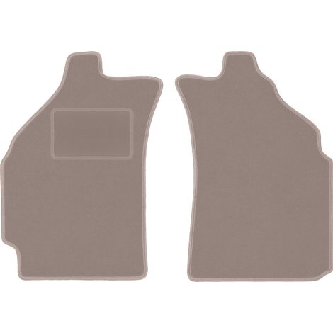 Tapis avant beiges pour : Chevrolet Spark II M200 à hayon (2005-2009) (1/5)