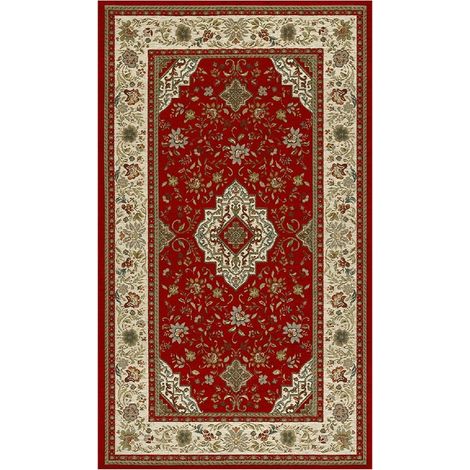 Tappeto orientale tipo persiano rosso Tabriz