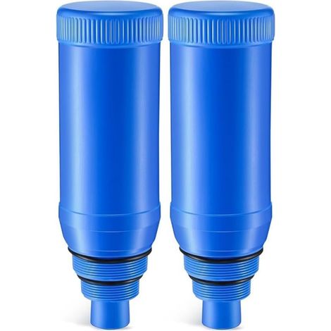 Lot de 2 bouchons pour skimmer de piscine, bouchon d'hiver pour skimmer de 1,5 et 2,0 pouces avec filetage de 9 pouces (1/5)