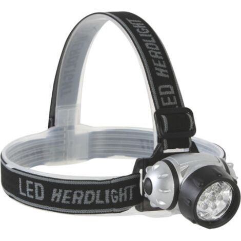 Lampe frontale LED, lampe LED frontale, torche frontale, bandeau LED frontale, bandeau LED chantier, lumière frontale, 7 LEDs blancs brillants, 4 modes d'éclairage (1/4)