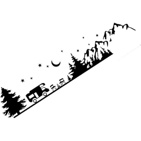 Autocollant pour camping-car, facile à installer et à utiliser, en PETG, pour voiture ou camion. (1/5)