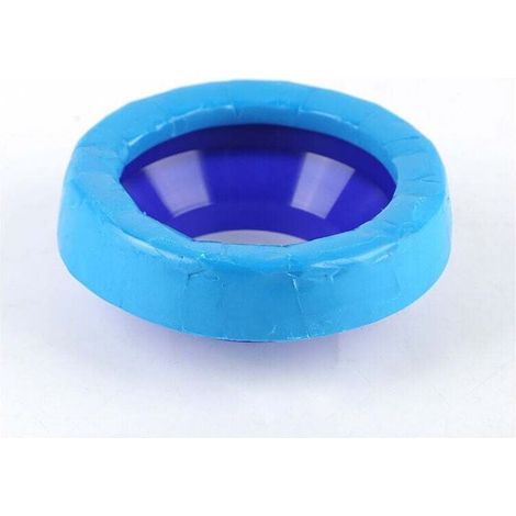 Anello di cera per WC, set di anelli di cera per WC, anello di tenuta per WC, accessori per l'installazione del WC, blu-Crezuo