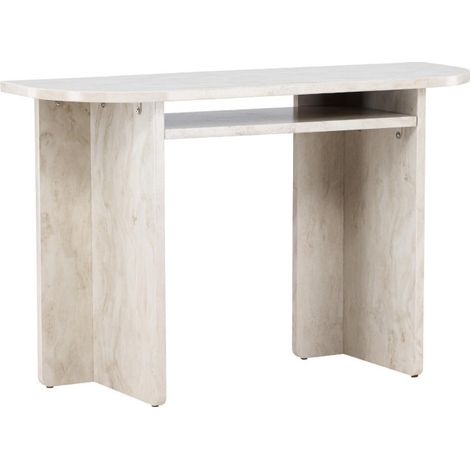 Console Effet Marbre "Alesund" 120cm Beige (1/5)