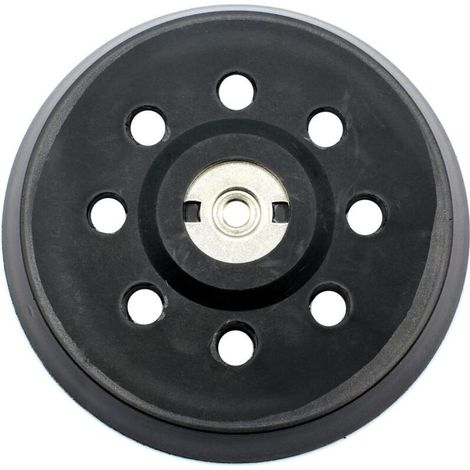 Plateau de Poncage, 125mm Plateau de Ponçage, Plateau pour Metabo SXE 325 Intec 425 Turbotec 631220000 (Noir)