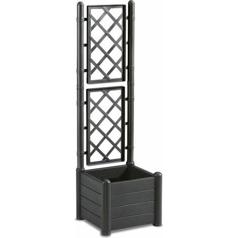 Stefanplast Italia Blumenkasten Anthrazit 30 Liter