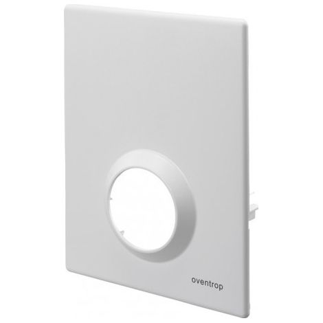 Plaque de recouvrement pour Unibox RTL, T, Vario et plus profondeur d'installation 57 mm, blanc OVENTROP